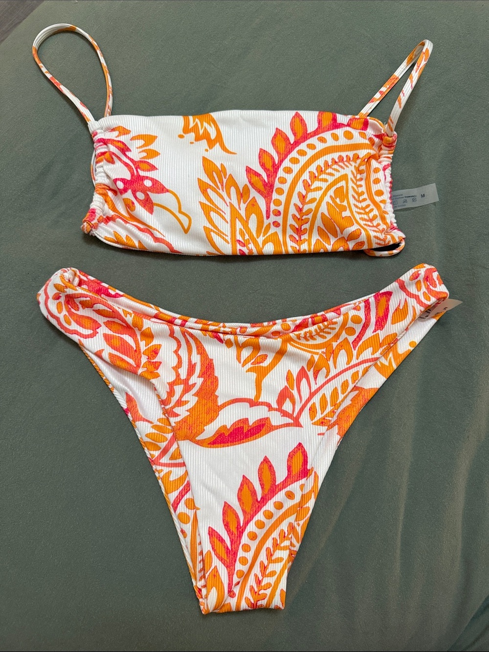 Shein Paisley Bikini Set Size Medium